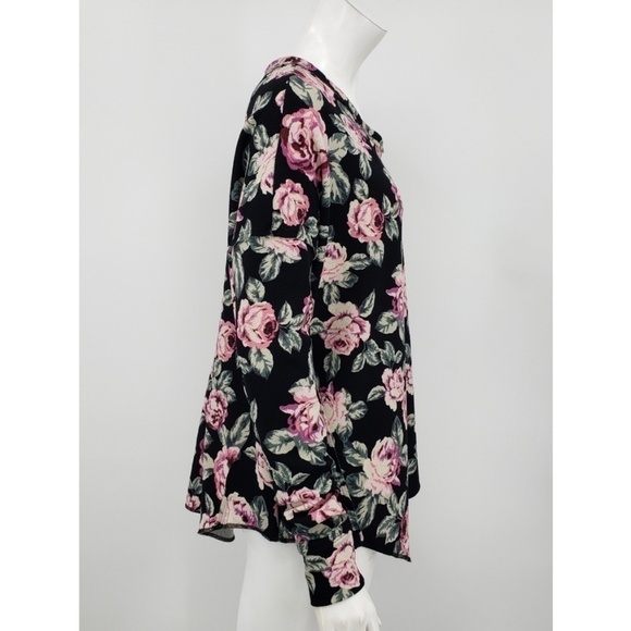 Show Me Your Mumu Floral Rose Print Tunic Top - Picture 4 of 8
